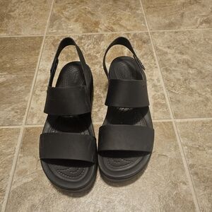 Crocs Platform Sandals For Women Size 9